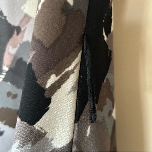 Muse Sleeveless Black & Grey Abstract Sheath Dress Size 8 - Picture 10 of 11